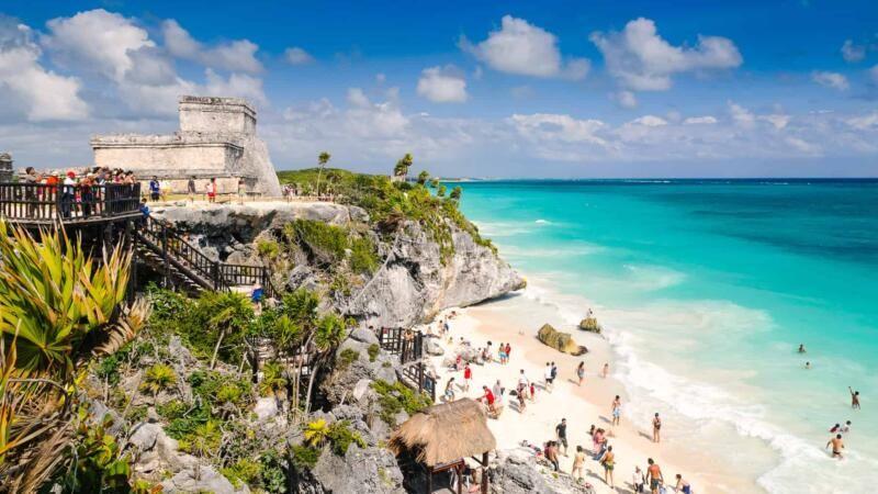 Mayan Ruins, Beach & Bonfire Night